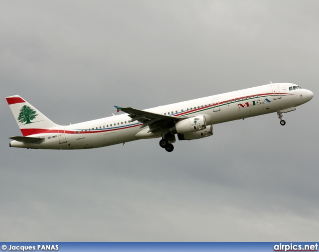 OD-RMH, Airbus A321-200, Middle East Airlines (MEA)