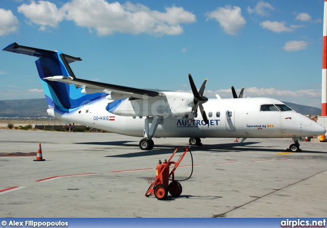 OE-HWG, De Havilland Canada DHC-8-100 Dash 8, Austrojet