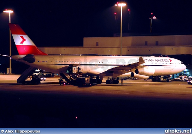 OE-LAL, Airbus A340-300, Austrian