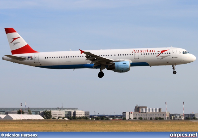 OE-LBA, Airbus A321-100, Austrian