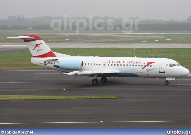 OE-LFK, Fokker 70, Austrian Arrows (Tyrolean Airways)