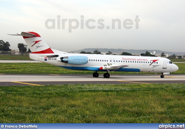 OE-LVB, Fokker F100, Austrian Arrows (Tyrolean Airways)