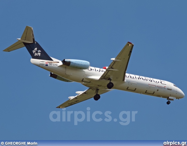 OE-LVG, Fokker F100, Austrian Arrows (Tyrolean Airways)