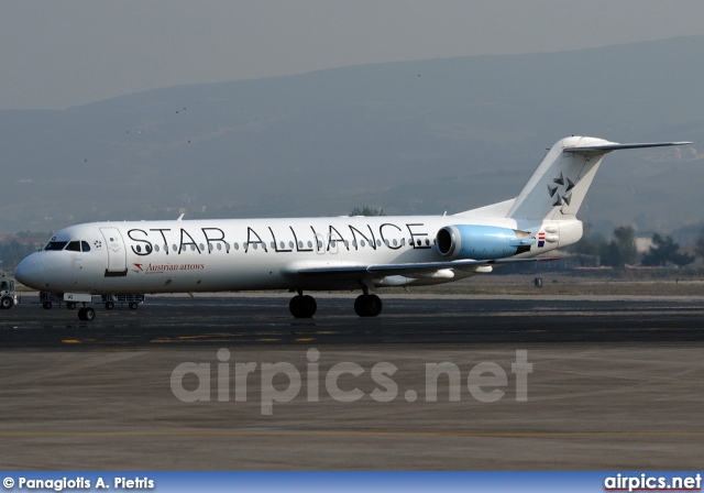 OE-LVG, Fokker F100, Austrian Arrows (Tyrolean Airways)