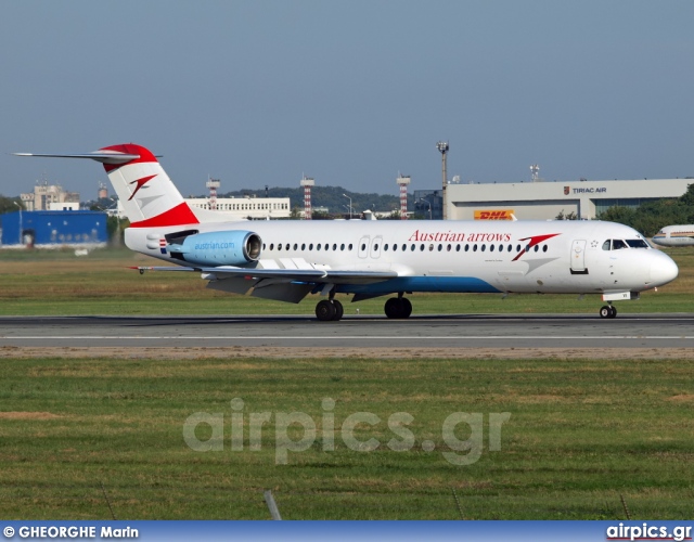 OE-LVI, Fokker F100, Austrian Arrows (Tyrolean Airways)