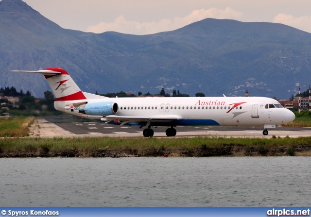 OE-LVO, Fokker F100, Austrian