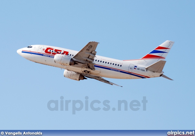 OK-CGH, Boeing 737-500, CSA Czech Airlines