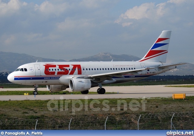 OK-MEK, Airbus A319-100, CSA Czech Airlines