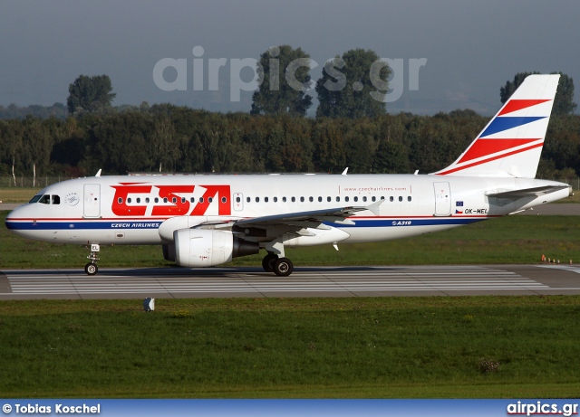 OK-MEL, Airbus A319-100, CSA Czech Airlines