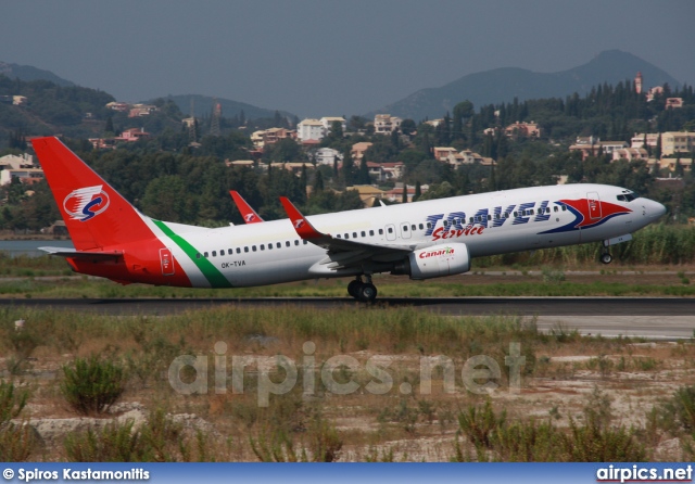 OK-TVA, Boeing 737-800, Travel Service (Czech Republic)