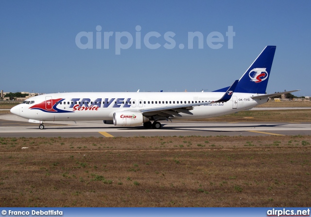 OK-TVG, Boeing 737-800, Travel Service (Slovakia)