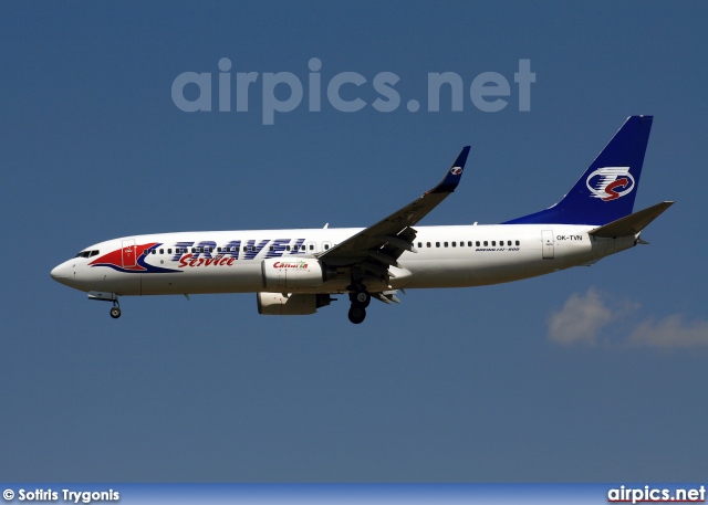 OK-TVN, Boeing 737-800, Travel Service (Czech Republic)