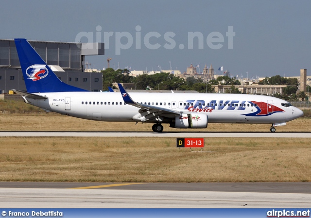 OK-TVO, Boeing 737-800, Travel Service (Czech Republic)