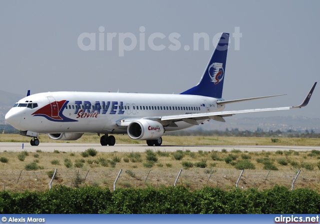 OM-TVA, Boeing 737-800, Travel Service (Slovakia)