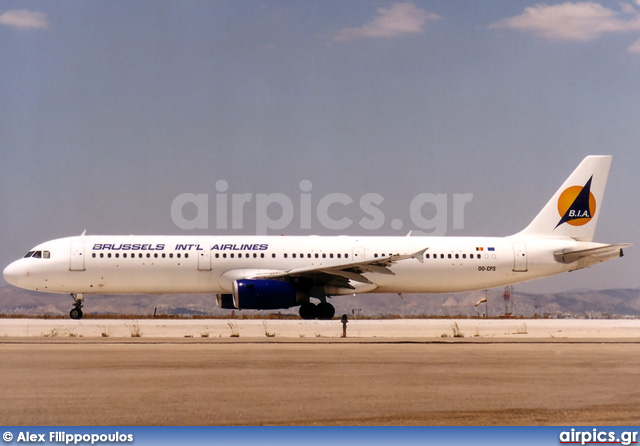 OO-CPS, Airbus A321-200, Brussels International Airlines
