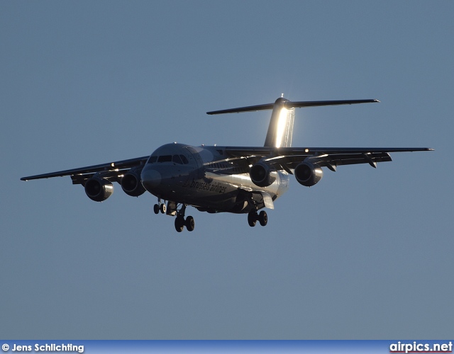 OO-DJN, British Aerospace Avro RJ85, Brussels Airlines