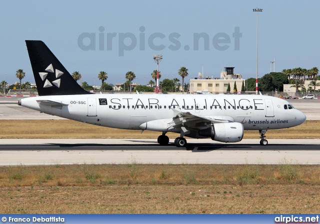 OO-SSC, Airbus A319-100, Brussels Airlines