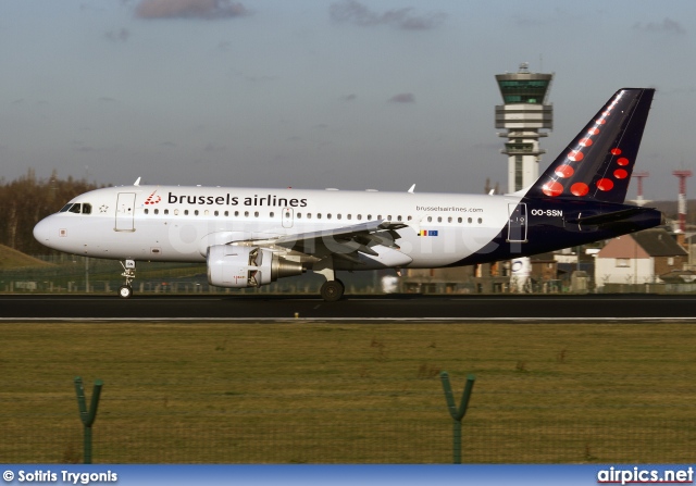 OO-SSN, Airbus A319-100, Brussels Airlines