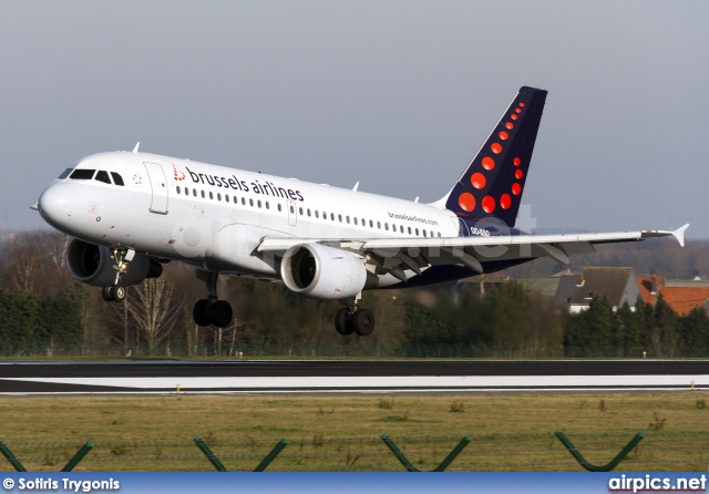 OO-SSQ, Airbus A319-100, Brussels Airlines