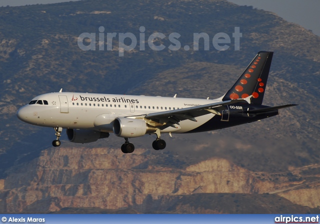 OO-SSR, Airbus A319-100, Brussels Airlines