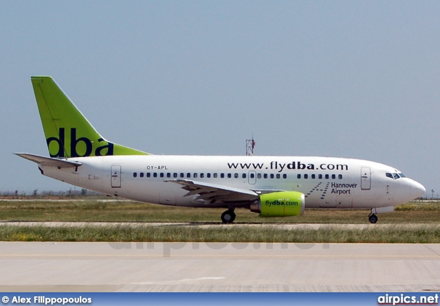 OY-APL, Boeing 737-500, dba (Deutsche BA)