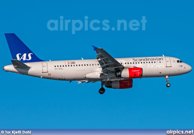 OY-KAL, Airbus A320-200, Scandinavian Airlines System (SAS)