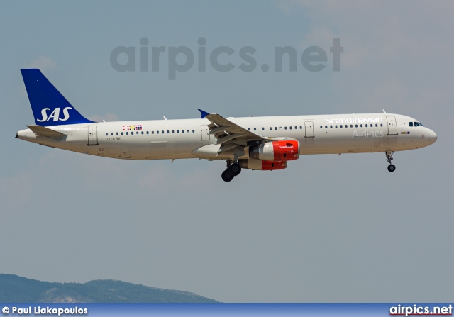 OY-KBK, Airbus A321-200, Scandinavian Airlines System (SAS)