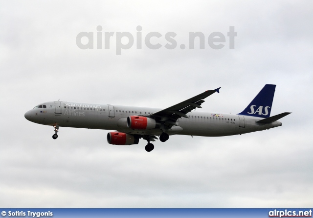 OY-KBL, Airbus A321-200, Scandinavian Airlines System (SAS)