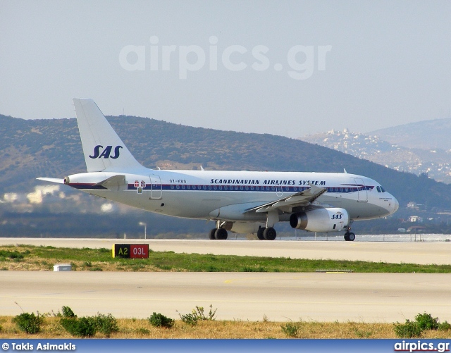 OY-KBO, Airbus A319-100, Scandinavian Airlines System (SAS)