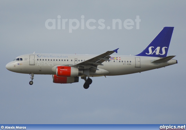 OY-KBR, Airbus A319-100, Scandinavian Airlines System (SAS)