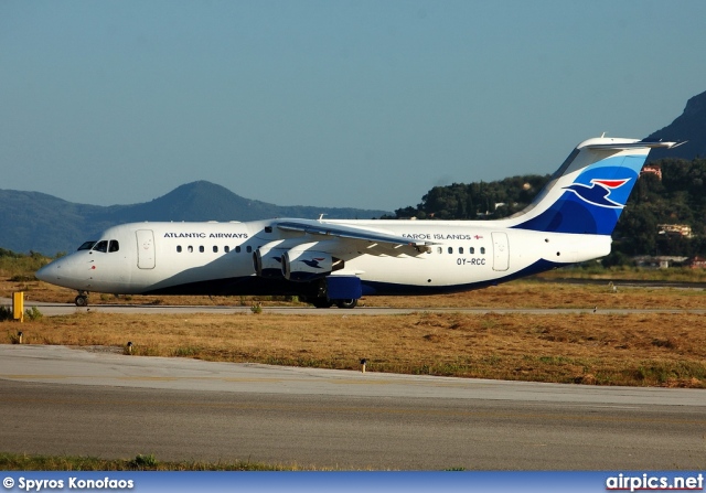 OY-RCC, British Aerospace Avro RJ100, Atlantic Airways