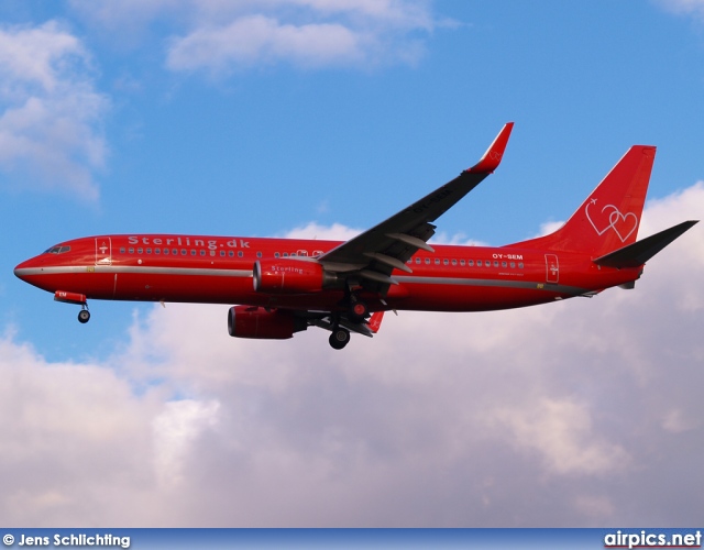 OY-SEM, Boeing 737-800, Sterling Airlines