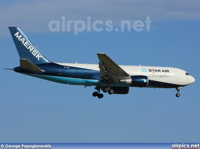 OY-SRJ, Boeing 767-200SF, Star Air (Maersk)