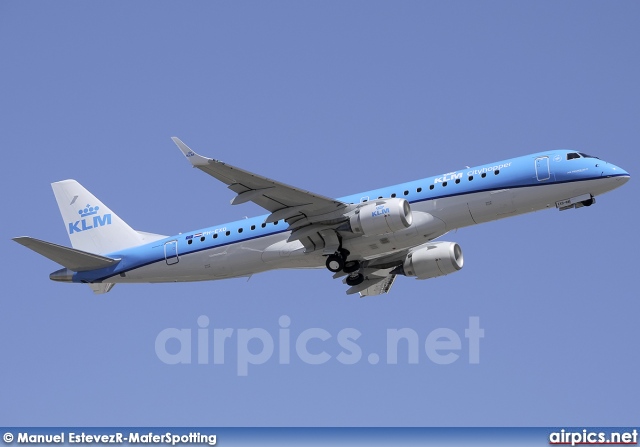 PH-EXD, Embraer ERJ 190-100STD (Embraer 190), KLM Cityhopper