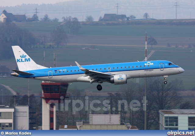 PH-EZI, Embraer ERJ 190-100STD (Embraer 190), KLM Cityhopper