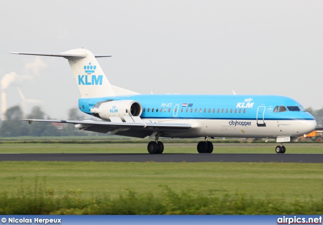 PH-JCT, Fokker 70, KLM Cityhopper