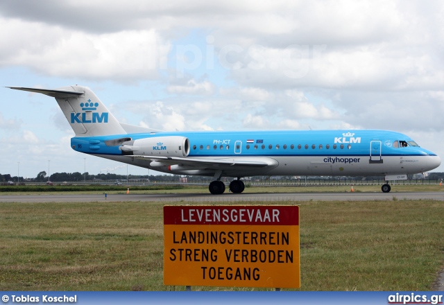 PH-JCT, Fokker 70, KLM Cityhopper