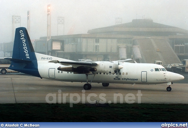 PH-KVD, Fokker 50, KLM Cityhopper