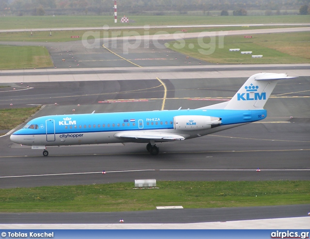 PH-KZA, Fokker 70, KLM Cityhopper