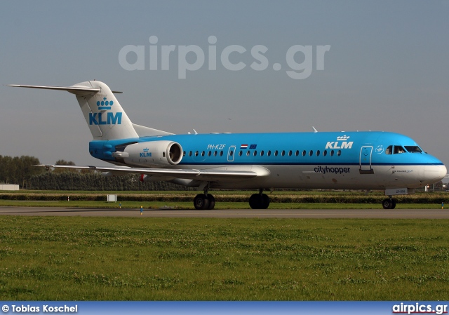 PH-KZF, Fokker 70, KLM Cityhopper