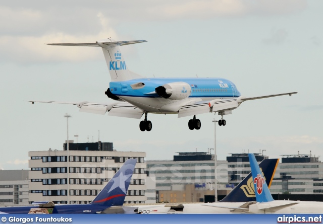 PH-KZG, Fokker 70, KLM Cityhopper