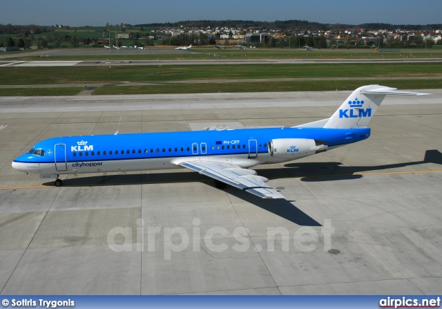 PH-OFP, Fokker F100, KLM Cityhopper