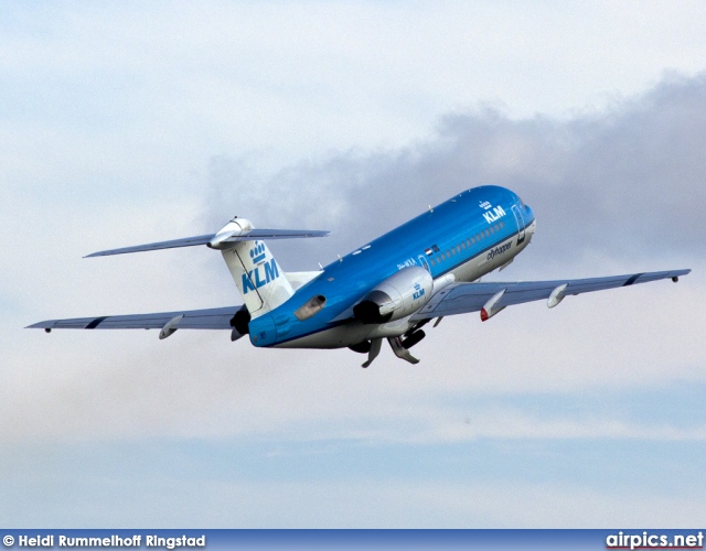 PH-WXA, Fokker 70, KLM Cityhopper