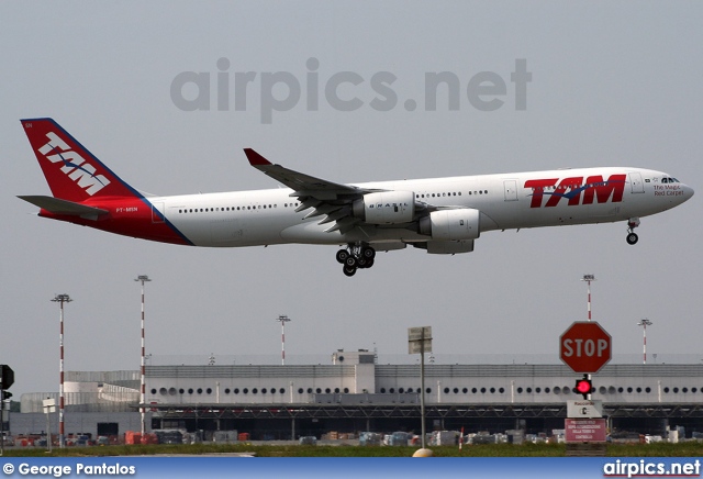 PT-MSN, Airbus A340-500, TAM Linhas Aereas