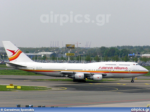 PZ-TCM, Boeing 747-300M, Surinam Airways