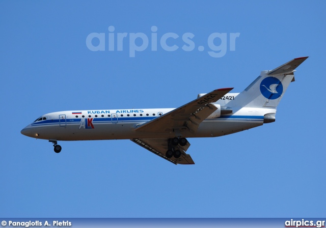 RA-42421, Yakovlev Yak-42-D, Kuban Airlines