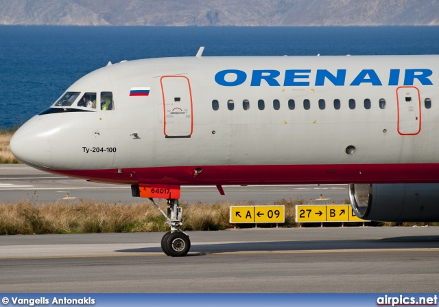 RA-64017, Tupolev Tu-204-100, Orenair