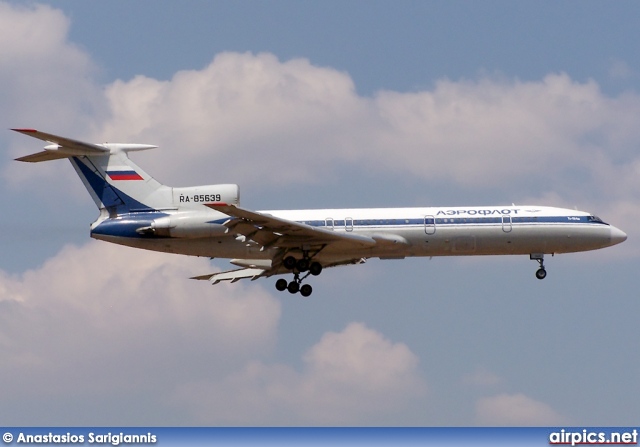 RA-85639, Tupolev Tu-154M, Aeroflot
