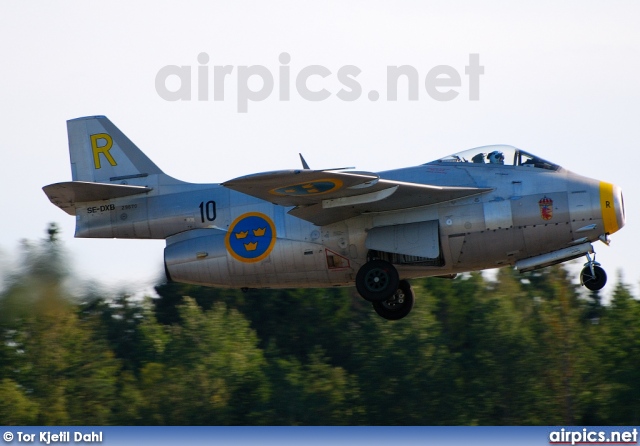SE-DXB, Saab J-29F  Tunnan, Private