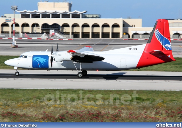 SE-MFA, Fokker 50F, Amapola Flyg